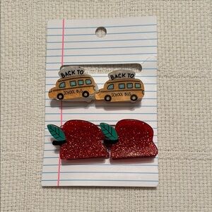 Back-to-School Claw Clips